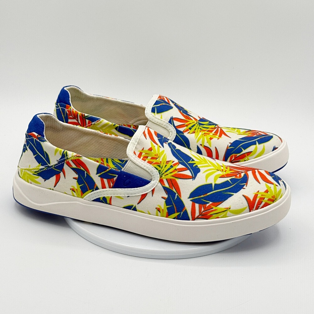 Olukai Lae'Ahi Pa'I Slip On / Size 9.5 Mens / Floral Print, New No Box